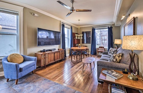 Southmoreland Apartment | Unique Kansas City Apt: Walk to KC Streetcar Stop!