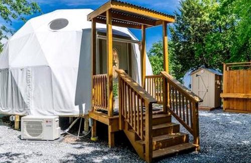 Wolfe City Other | Unique Woodland Glamping Dome with Stargazing & Nature Retreat near Wolfe City, TX