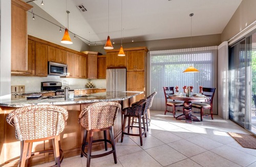 Red Mountain Ranch House | Upscale home with private heated pool and amazing patio
