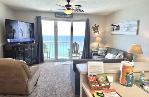 Lower Grand Lagoon Condo | VIP parking plus FREE beach service! Seychelles Beach Resort Schooners nextdoor