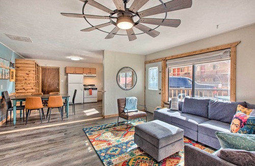 Red River Apartment | Walk to Main St & Riverfront Trail: Mtn-view Condo