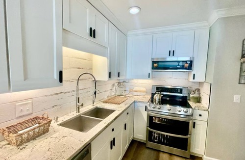 Mary Esther Condo | Waterfront-Beach-Swimming-Fishing-Dock-Double sized private Balcony