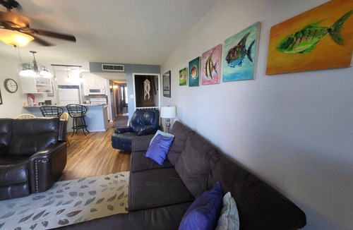 Port O Connor Villa | Waterfront Condo with Private Boat Slip and Community Swimming Pool