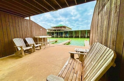 Port O Connor Villa | Waterfront Condo with Private Boat Slip and Community Swimming Pool