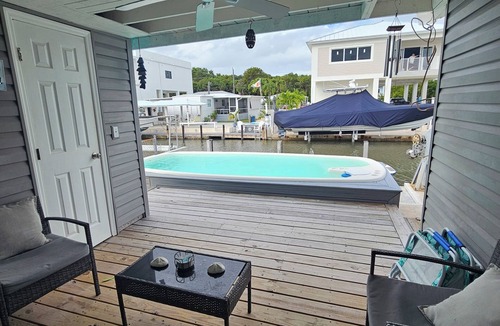Key Largo House | Waterfront Getaway in Key Largo with 60-Foot Dock and Pool