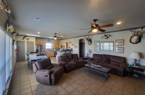 Port O Connor House | Waterfront House with Open Deck and Two Private Boat Lifts