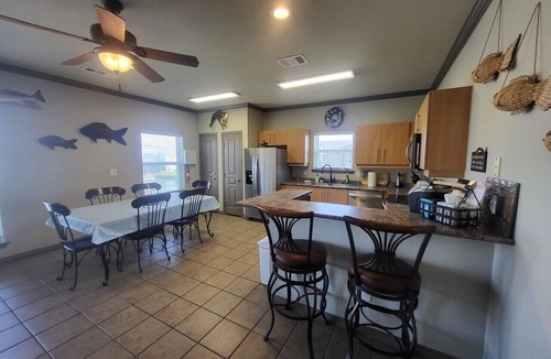 Port O Connor House | Waterfront House with Open Deck and Two Private Boat Lifts