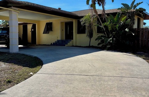 Memphis House | Waterfront Palmetto Home with Pool, Tiki Bar & Gulf Access