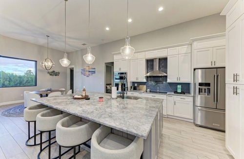 South Gulf Cove House | Waterfront private Resort style in South Gulf Cove, heated pool, spa & boat dock