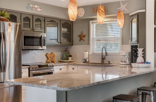 Key Allegro House | Waterfront Retreat w/Pool, Dock & Fire Pit