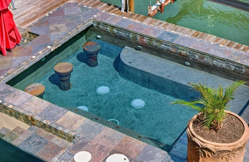 Key Allegro House | Waterfront Retreat w/Pool, Dock & Fire Pit