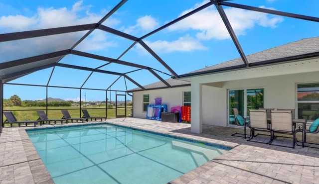 2 New and Stunning homes with Heated Saltwater Pools and Piers