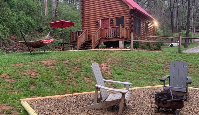 2bd Cozy Log Mountain Cabin in Franklin w/Wi-Fi