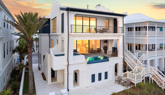 328 Beachside Drive - Gulf-Front Estate, Infinity Pool, Private Walkover