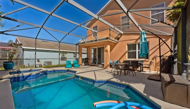 4 BR Heated Pool Home + Game Room + Sleeps 12!