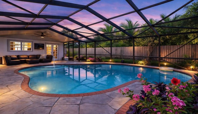 5 Min to Beach Pool BBQ Pet Friendly Getaway