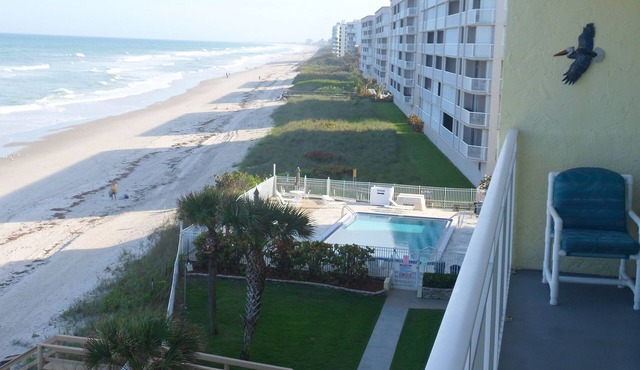 508 Indian Harbour Bch Club Oceanfront. End Unit. Panoramic View Like Paradise!