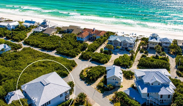 92 Reviews, 10-Star ☀️ 1 House from Gulf | Private Beach | Beach Gear | 5200 SF | 6BR ☀️ 30A
