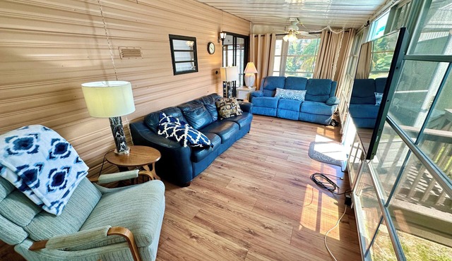 Adorable 1 Bedroom 1 Bath Beach Bungalow just steps from the ocean! Fully equipped open kitchen.