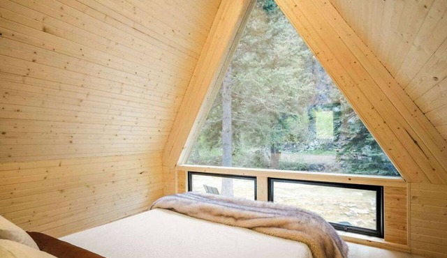 Babbling Brookside A-Frame - LostFork Basecamp