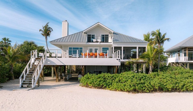 Beachfront 3-Bedroom Oasis on North Captiva Island