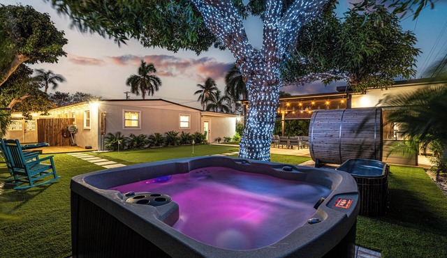BioHack! Cold Plunge, Sauna, Pool, Golf, Spa in Lake Worth Beach