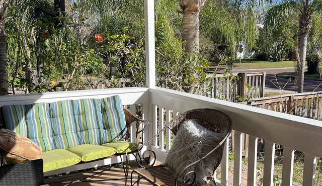 Charming Craftsman Cottage in the heart of the Gulfport Art District and beach.
