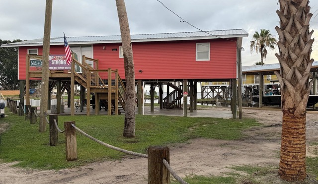 Charming newly renovated 3-bedroom Gulf view house in lovely Horseshoe Beach.