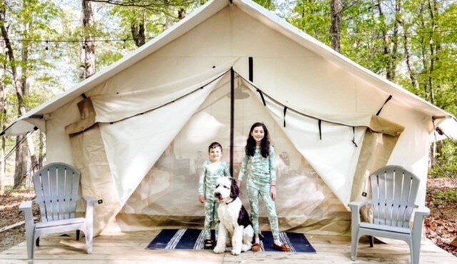 Charming Safari Tent for Group Glamping in Nature in Basinger, Florida