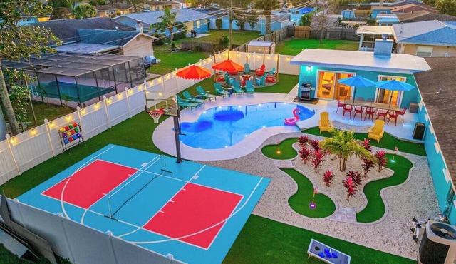 Clearwater Dream! Singles Pickleball, Heated Pool