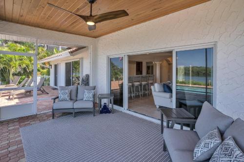 Coastal Osprey Retreat with Dock, Pool & Water Views