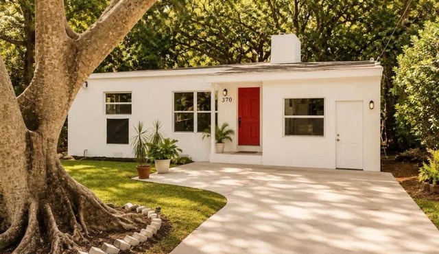 Cozy Red Door House