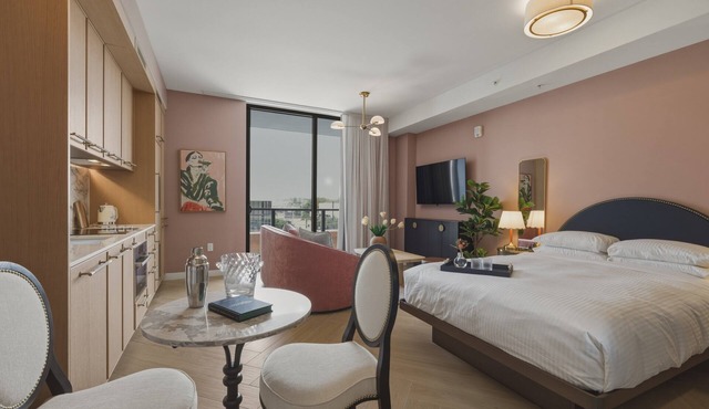 Designer Studio with Balcony | Walk to Restaurants, Art & Nightlife