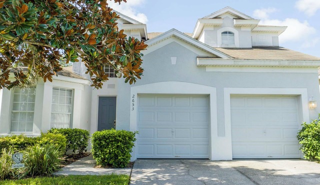 Dream 5BR Disney Retreat with South-Facing Pool & Spa