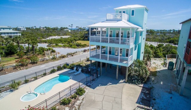 DuneFine Cape San Blas Sleeps 10 & Dog Friendly Private Pool