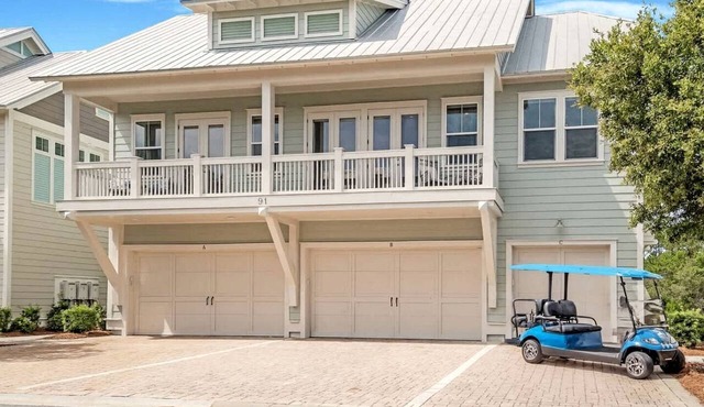 Elegant Coastal Cottage with Private Golf Cart & Pool Near 30A Beaches, Santa Rosa Beach Florida
