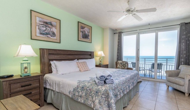Exquisite 2-BR Oceanfront Haven with 3 Private Balconies at The Wyndham Oceanwalk