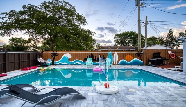 FIFA WC 26 | Pool, Jacuzzi, Game Room + 6Mi Beach