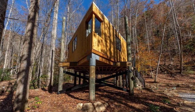 Glamping in Brevard - Blue Ghost Treehouse