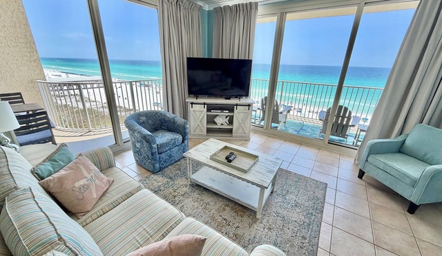 Gulf-Front Corner Unit~Same-Floor Parking~Wrap Balcony~FREE Beach Chairs~Sleep 8