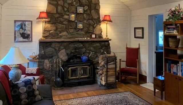 History and Romance abound in this restored home & cabin in cozy Evergreen