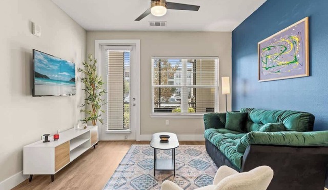 King Bed | Parks Nearby | Pool | Gym | Pet allowed