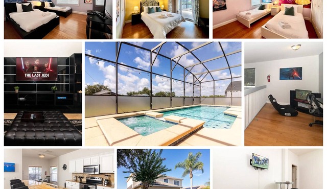 Live the Good Life in Davenport! 6 BDR w/Private Pool, Minutes from Disney