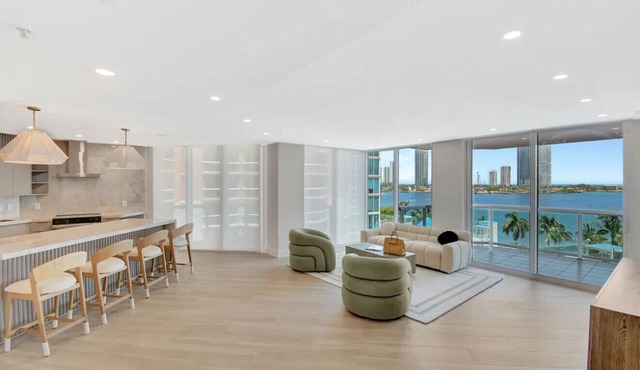 Luxury living in high rise apartment Aventura Miami