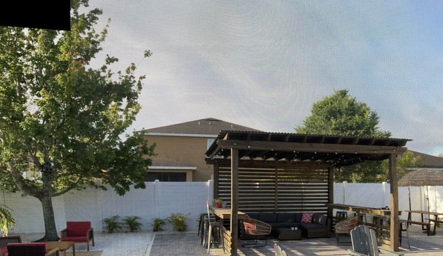 "Luxury Pergola Oasis with Hot Tub"