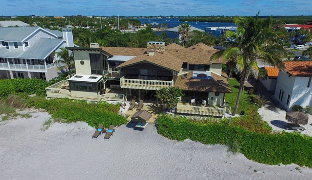 Magnificent Beachfront home with large internal and external living space