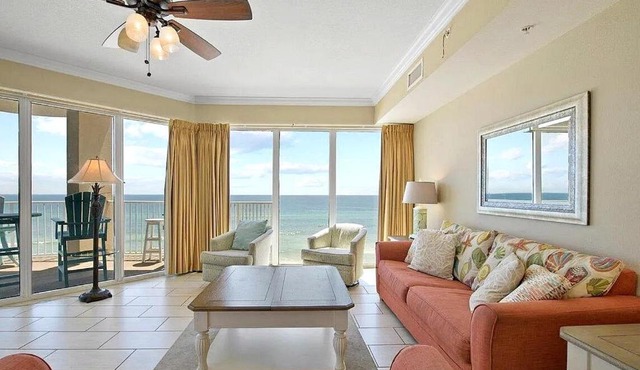 Modern 3BR Beachfront Condo with Wraparound Views
