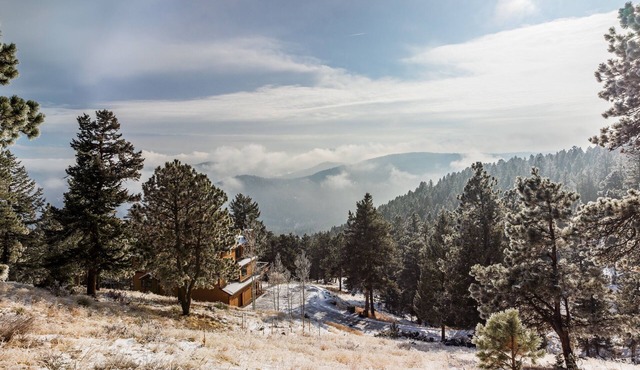NEW! Evergreen Mountain Basecamp- home with hot tub on 10 private acres!