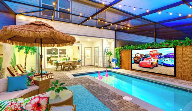 New Resort, Themed, Ultra Comfortable, Private Pool, Game Room, Family Home
