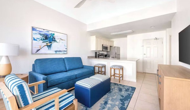 Ocean 2BR Family Retreat w/Pools, Games & Steps to Boardwalk Fun